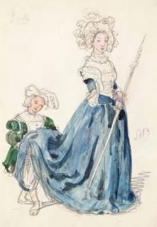 Alexandre Benois - Costume design for Giselle