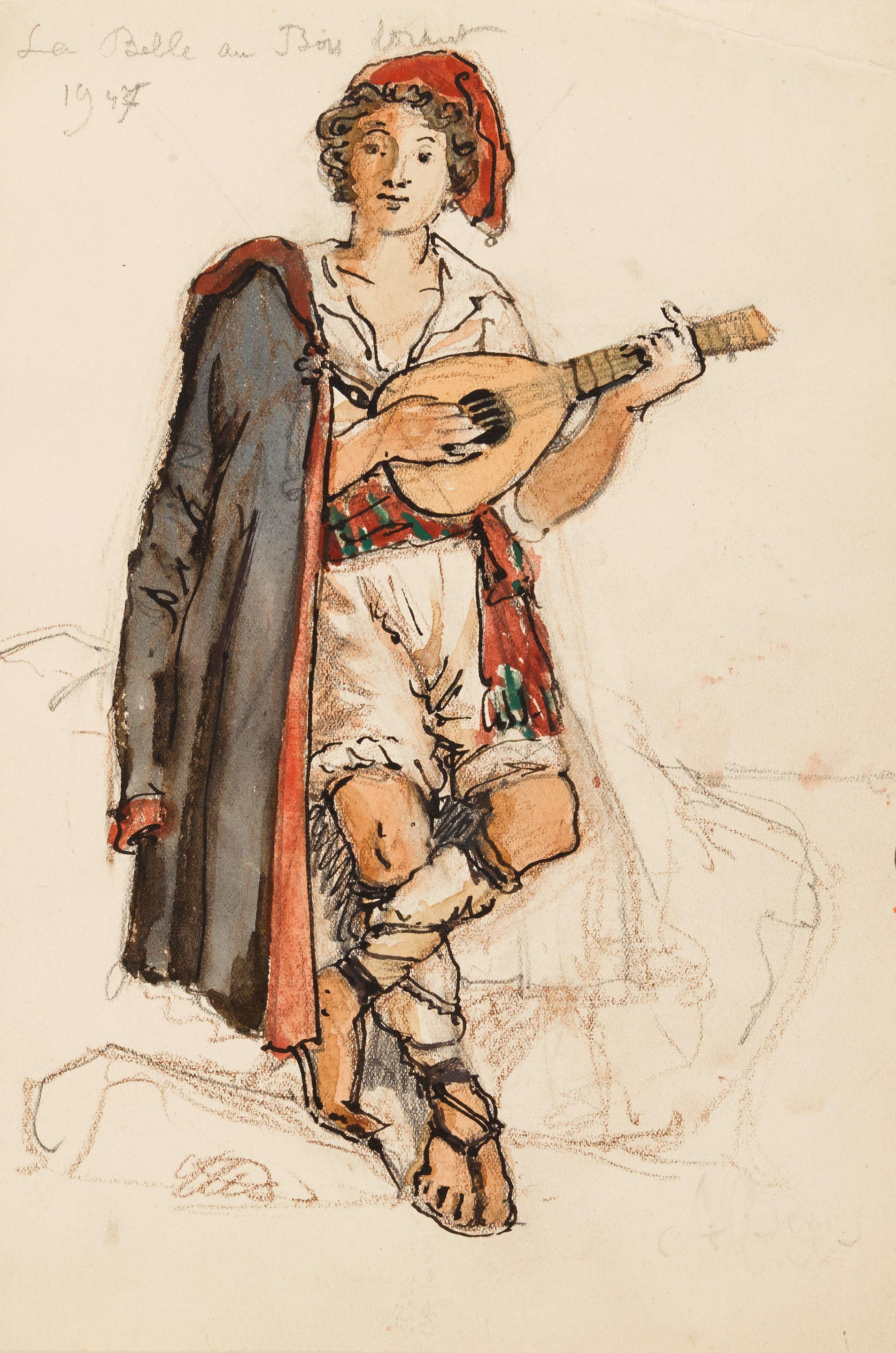 Alexandre Benois - Costume design for La Belle au Bois Dormant