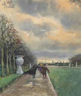 Alexandre Benois - Le Roy se promenait par tous les temps à Versailles