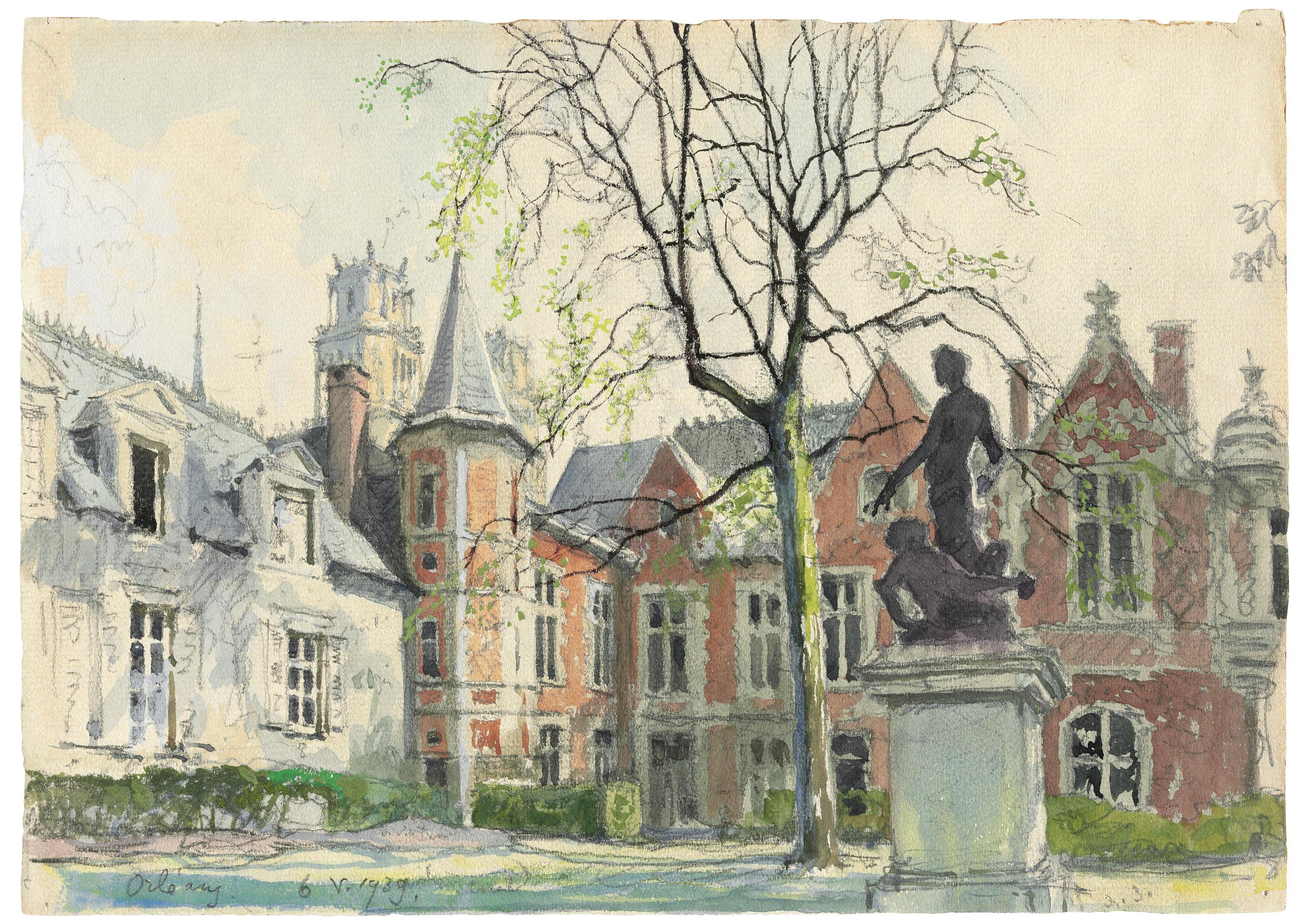 Alexandre Benois - Orléans; and Set design for \'Diane de Poitiers\'