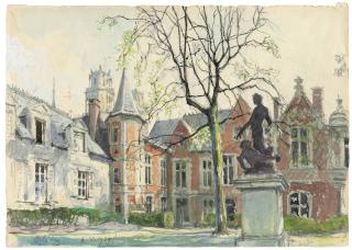 Alexandre Benois - Orléans; and Set design for \'Diane de Poitiers\'