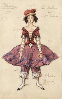 Alexandre Benois - \'Pétrouchka, La Ballerine\', 1911