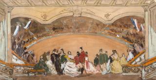 Alexandre Benois - Sketch For Stage Design.