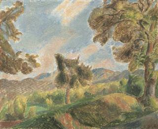 Alexandre Blanchet - Paysage (Haute Savoie), 1921