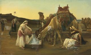Alexandre Cabanel - French rebecca Et Eliézer