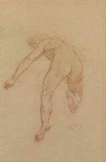 Alexandre Cabanel - Study for a figure in The Triumph of Flora