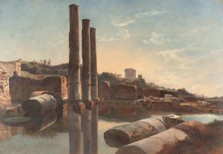 Alexandre Calame - Der Serapistempel in Pozzuoli