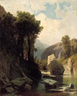 Alexandre Calame - Flusslandschaft