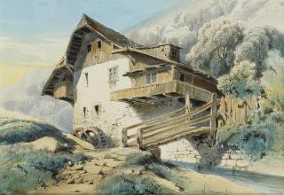 Alexandre Calame - Wassermühle