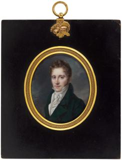 Alexandre Delatour - Portrait of a gentleman, circa 1815