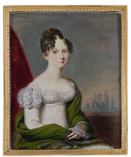 Alexandre Delatour - Portrait Of Countess Elisaveta Vorontsova, Née Branicka (1792-1880)