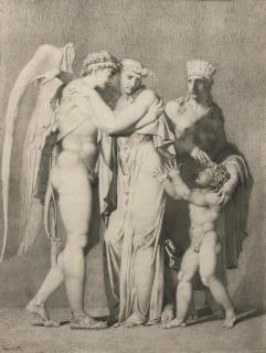 Alexandre Evariste Fragonard - Cupid and Psyche