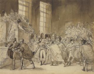 Alexandre-Evariste Fragonard - The Coup of XVIII Brumaire: Bonaparte before the Council of Five Hundred