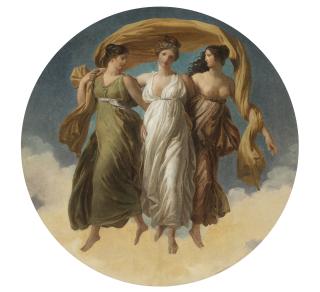 Alexandre-Evariste Fragonard - The Three Graces