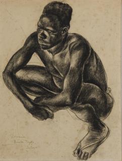 Alexandre Evgenievich Iacovleff - Banda Accroupi, Ialinga (Oubangui-Chari)