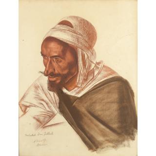 Alexandre-Evgenievich Iacovleff - Portrait De Mohamed Ben Jellul