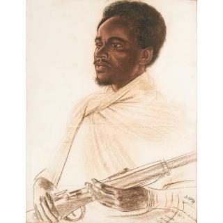 Alexandre-Evgenievich Iacovleff - Portrait D\'Un Guerrier Abyssin