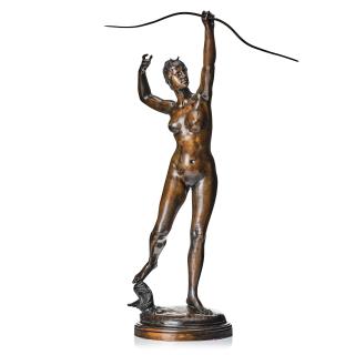 Alexandre Falguière - The hunting goddess Diana