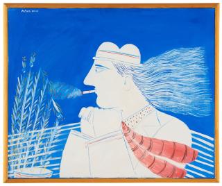 Alexandre Fassianos - Le fumeur