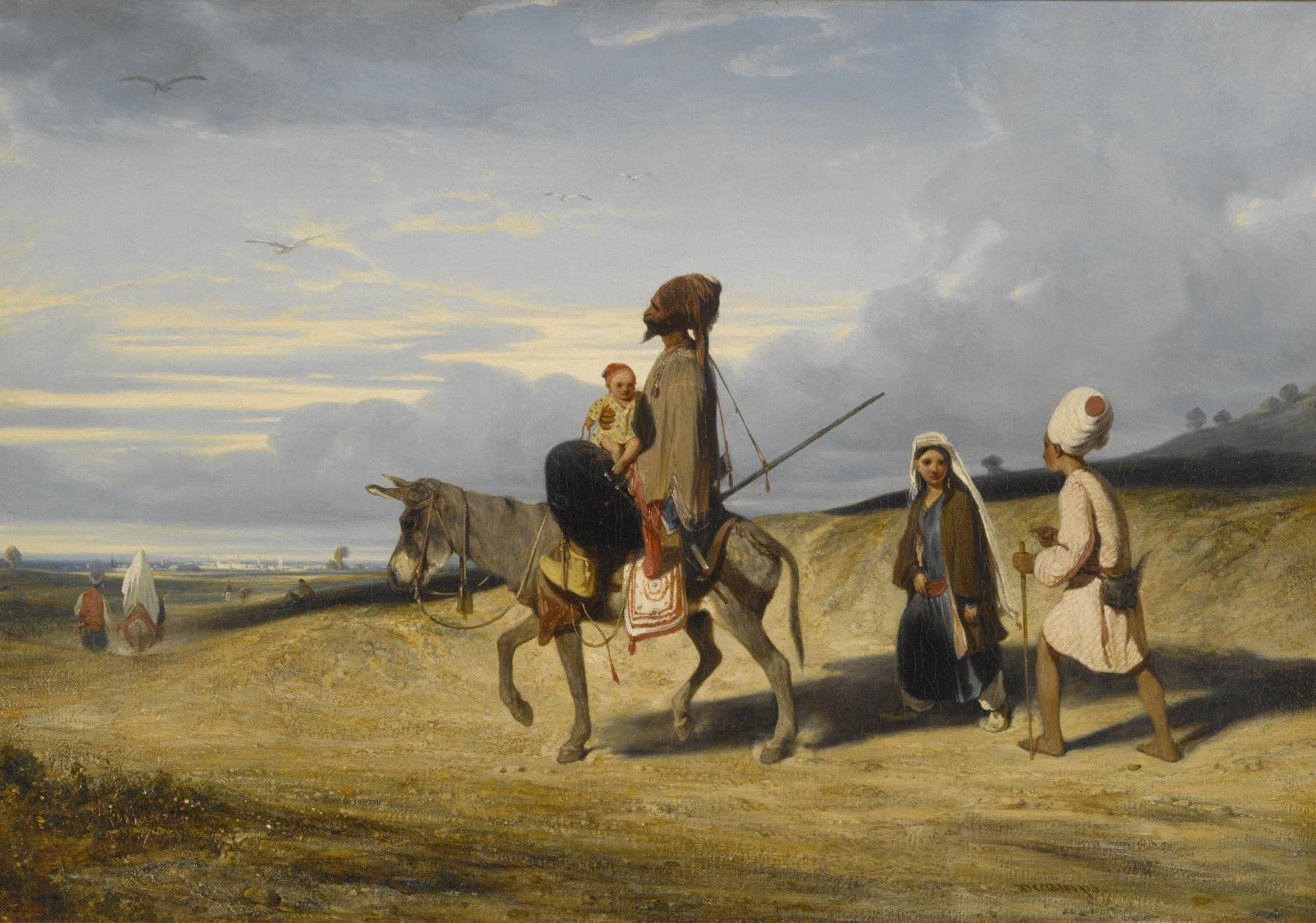 Alexandre-Gabriel Decamps - French a Desert Passage