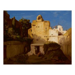 Alexandre-Gabriel Decamps - In The Shade Of The Courtyard