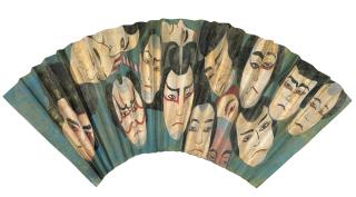 Alexandre Iacovleff - Japanese kabuki actors in kumadori