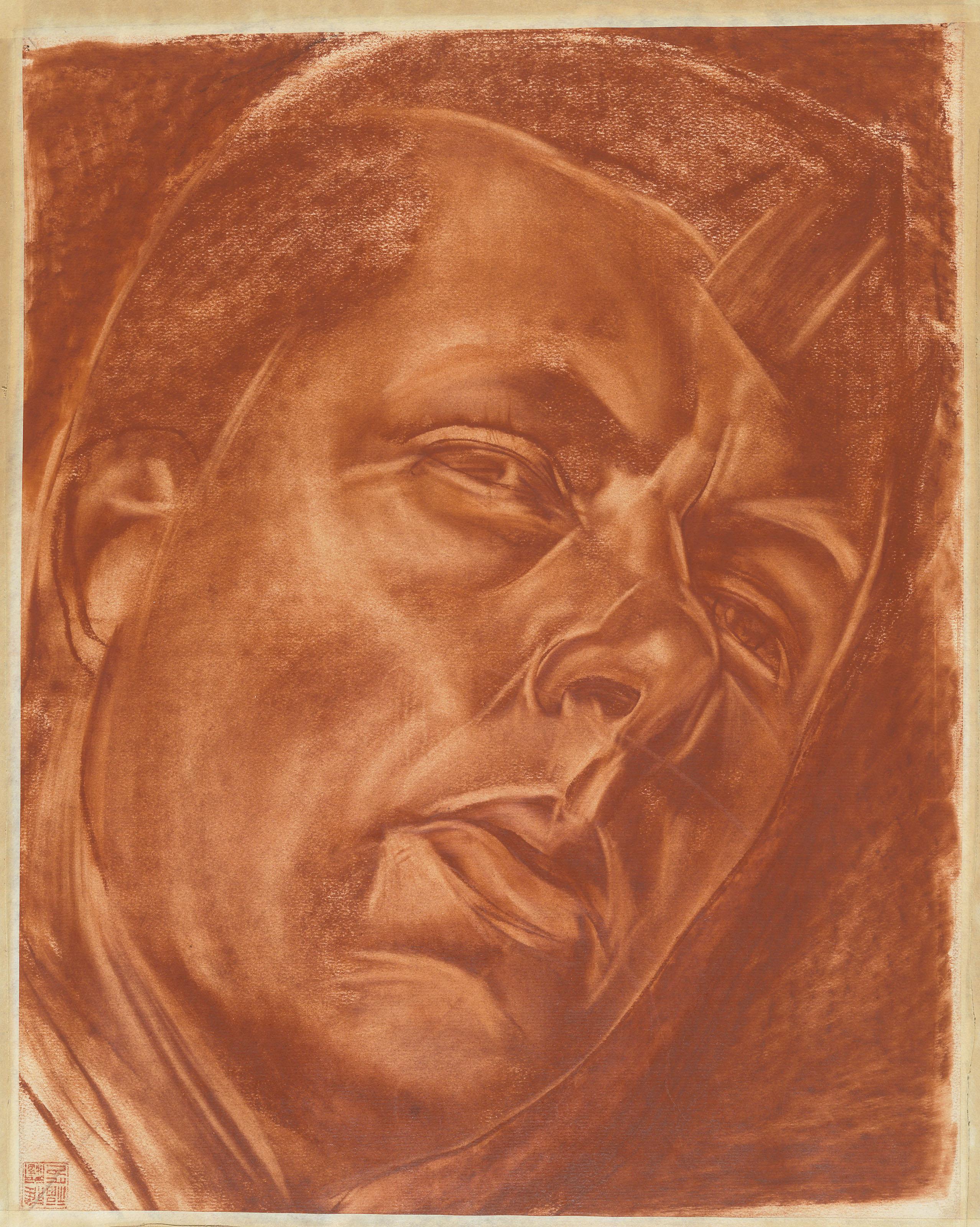 Alexandre Iacovleff - Portrait of Boris Grigoriev (1886-1939)