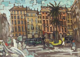 Alexandre Iacovleff - Quartier français à Alger