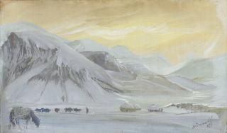 Alexandre Iacovleff - Soubachi, the Pamir Mountains