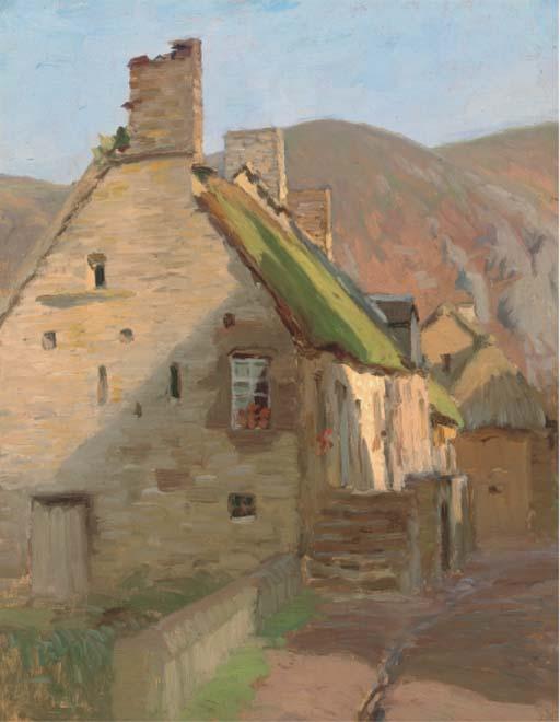 Alexandre Jacob - A village street; and At the garden gate