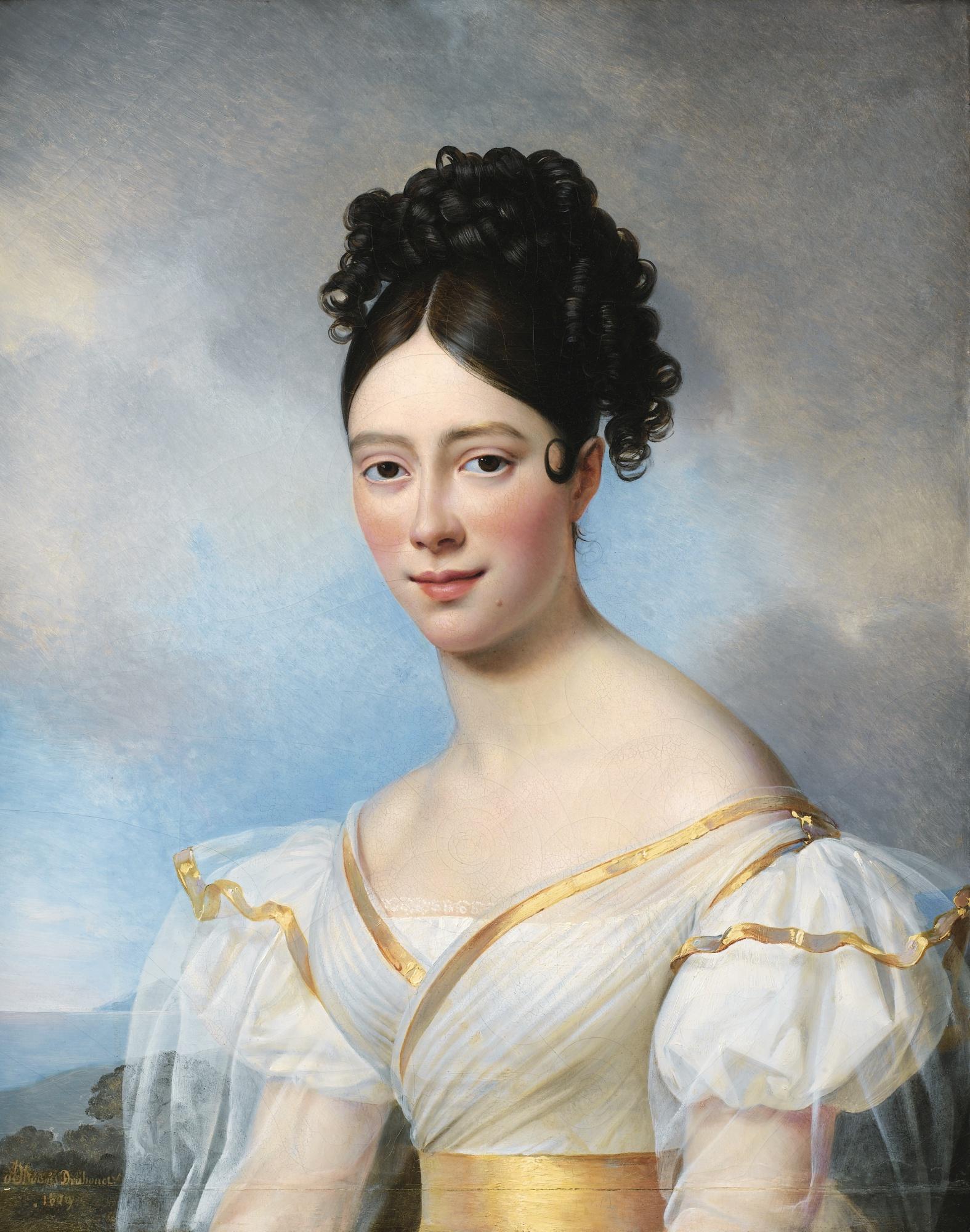 Alexandre-Jean Dubois-Drahonet - Presumed Portrait Of Maria Malibran