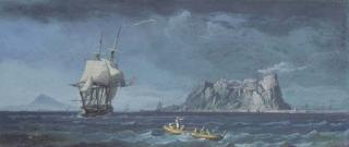 Alexandre-Jean Noël - Shipping of the coast of Gibraltar