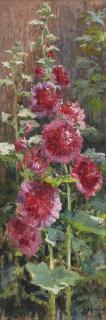 Alexandre-Louis Jacob - Hollyhocks