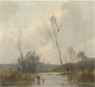 Alexandre-Louis Jacob - Le pêcheur