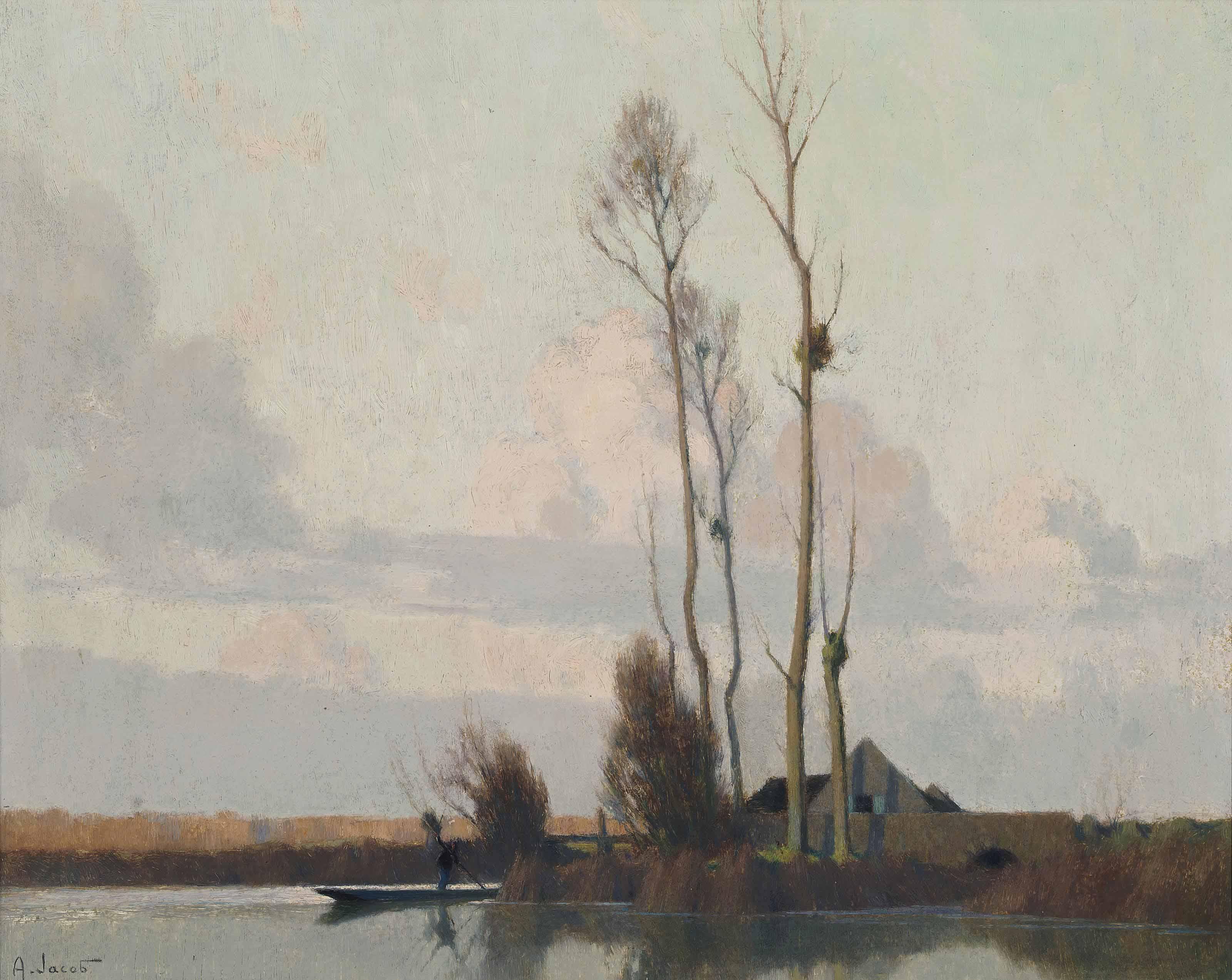 Alexandre-Louis Jacob - Soir Sur Le Marais