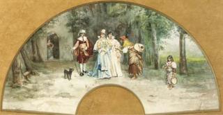 Alexandre-Louis Leloir - A chance meeting with a fortune teller