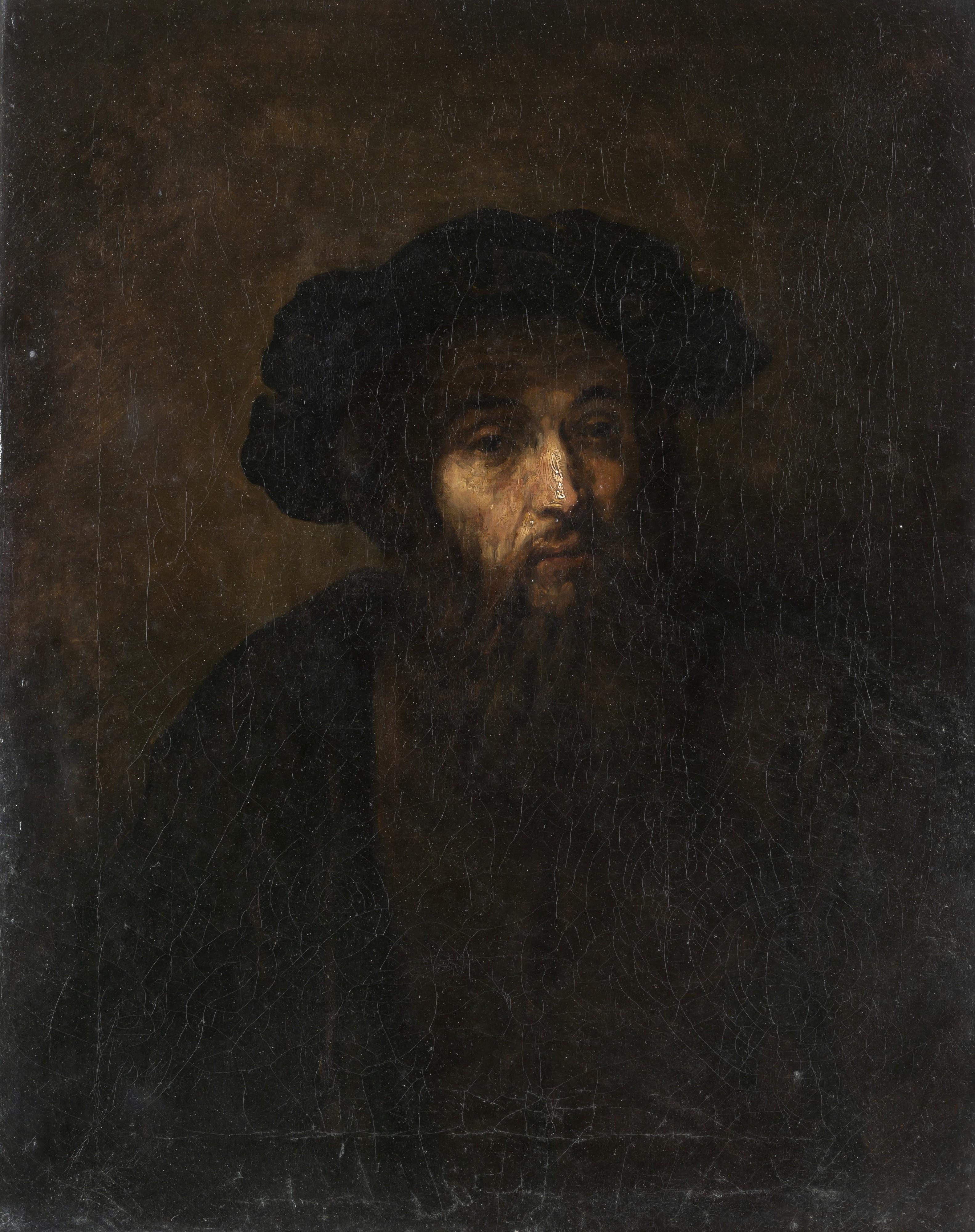 Alexandre-Marie Colin - Ritratto (Da Rembrandt Harmenszoon van Rijn 1606 - 1669)
