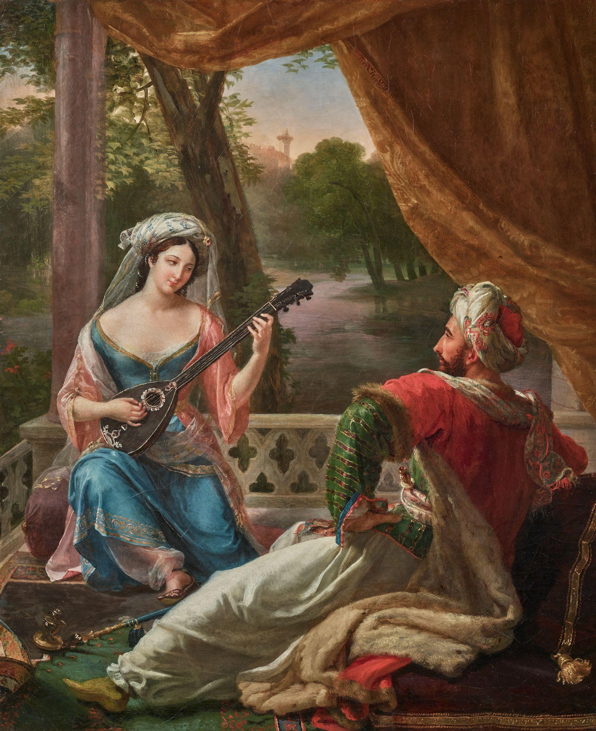 Alexandre Marie Colin - The Sultan