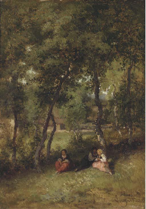 Alexandre-Marie Longuet - A Rest In The Shade