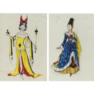 Alexandre Nikolaevich Benois - Costume Designs From \