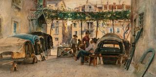 Alexandre Nikolaevitch Volkov Roussoff - Street View From Venice.