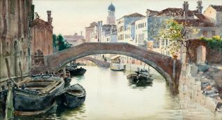 Alexandre Nikolaevitch Volkov Roussoff - View From Venice.