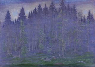 Alexandre Perrier - La Forêt, 1916