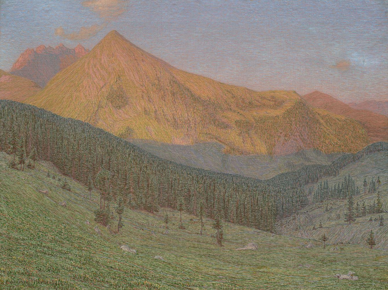 Alexandre Perrier - Roc d\'Enfer et l\'Uble. 1900.