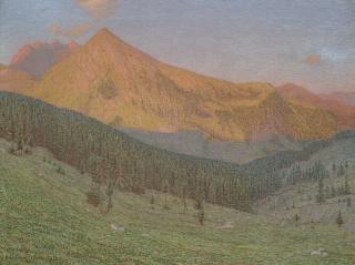 Alexandre Perrier - Roc d\'Enfer et l\'Uble. 1900.