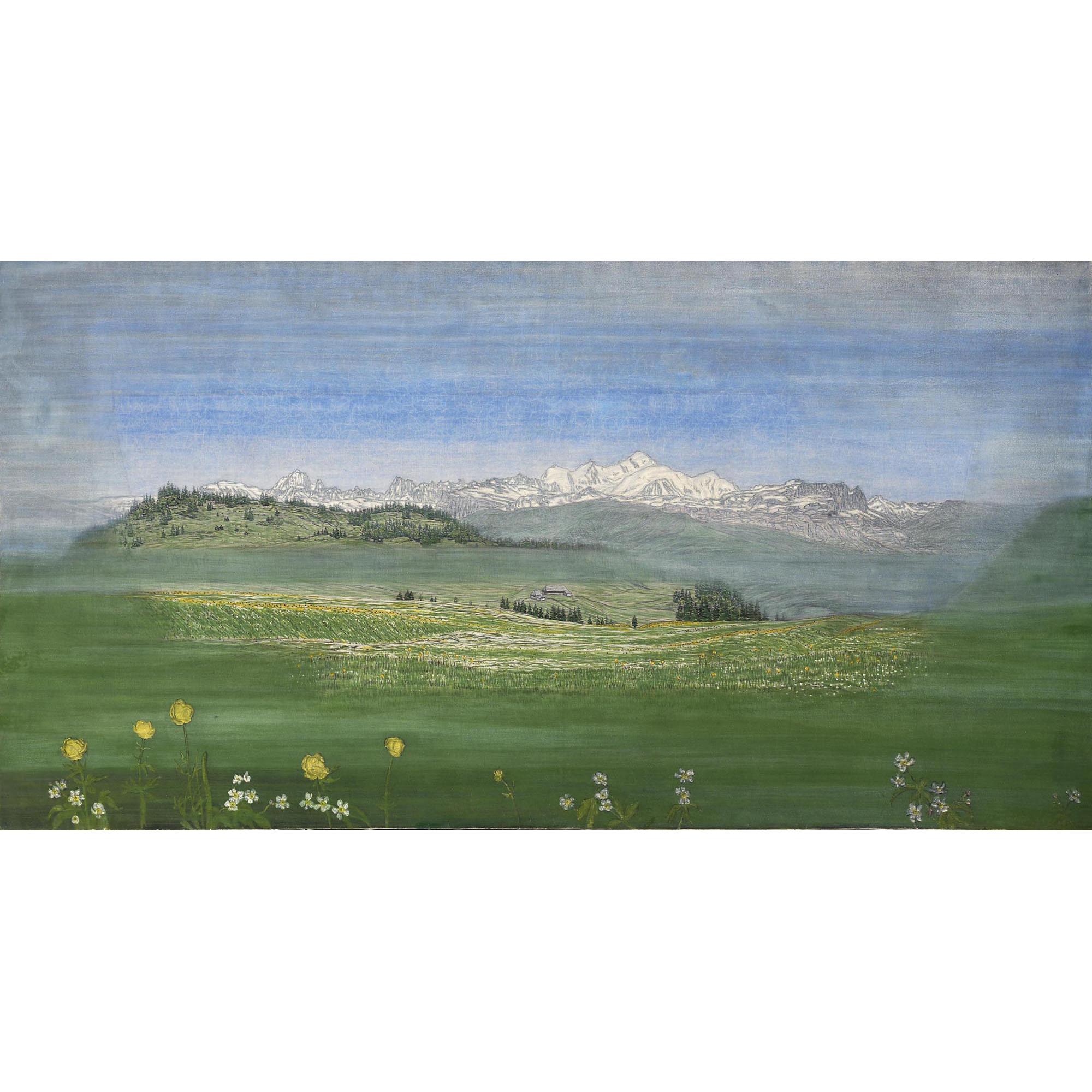 Alexandre Perrier - Vue Du Mont-Blanc View Of Mont-Blanc