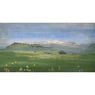 Alexandre Perrier - Vue Du Mont-Blanc View Of Mont-Blanc