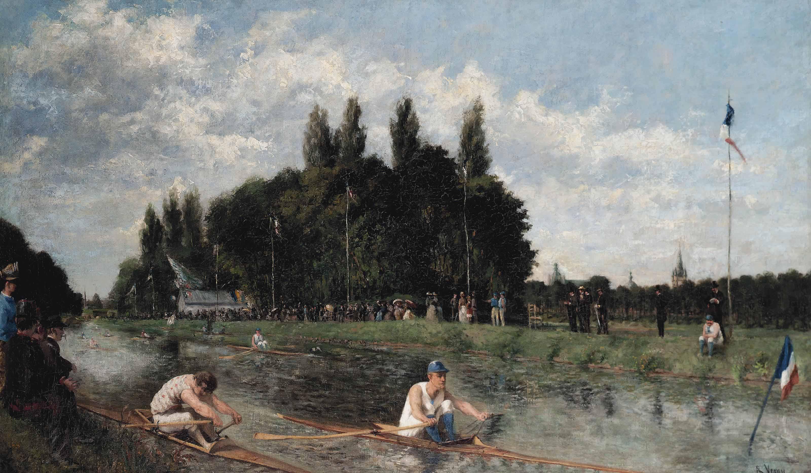 Alexandre Rene Veron - The regatta