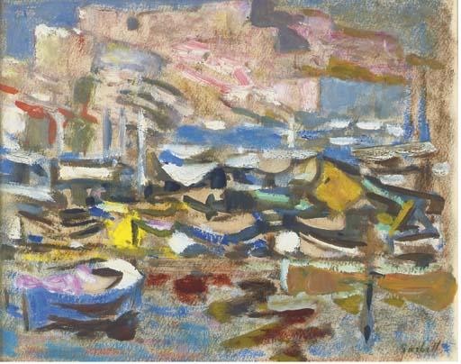 Alexandre Sacha Garbell - Boats at dock