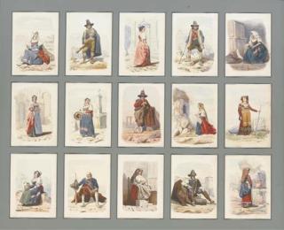 Alexandre Segé - Quinze Études de Figures En Costume Italien, Dont Dix Femmes D\'Alvito, Sonnino, Picinisco Et Saracinesco Et Cinq Hommes D\'Alvito Et Picinisco